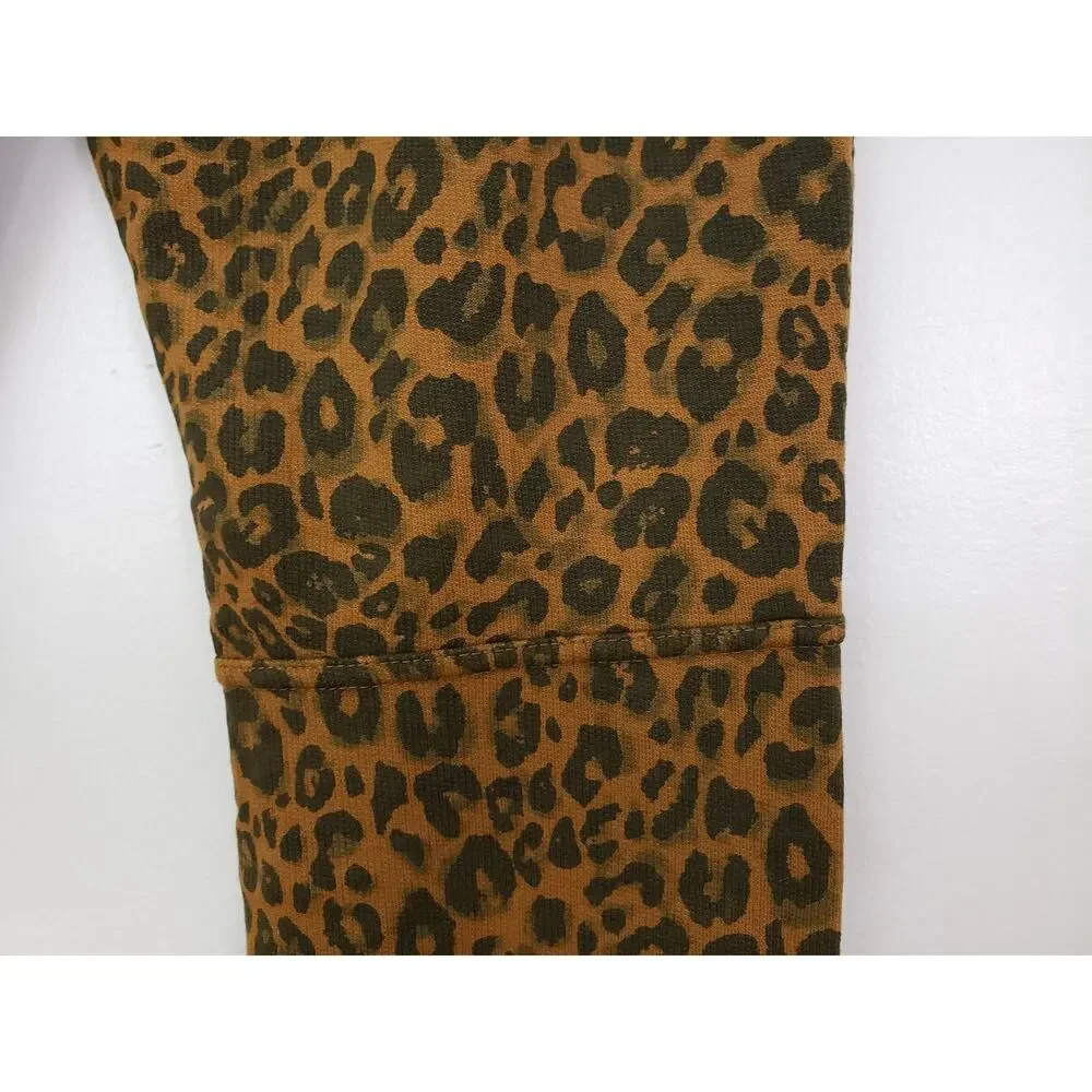 Sanctuary x Anthropologie Women Sweatpants Size S Urban Leopard Jogger Mobwife